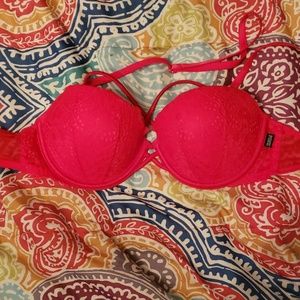 Pink bra